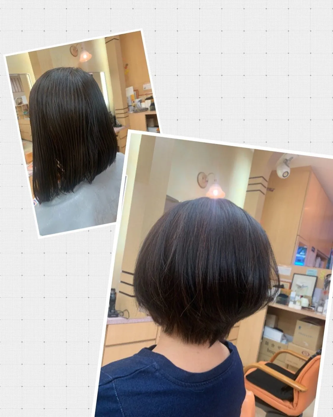 結ばないヘア
