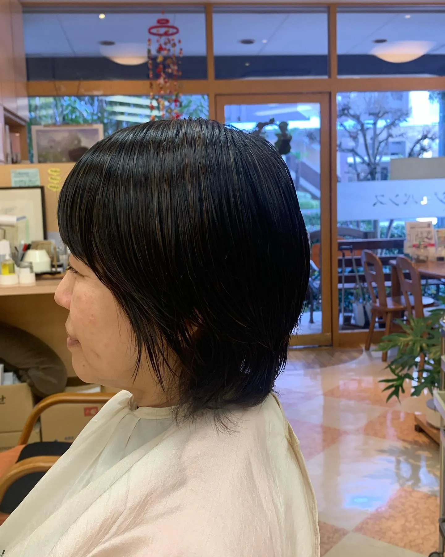 やっとさっぱりしたね。