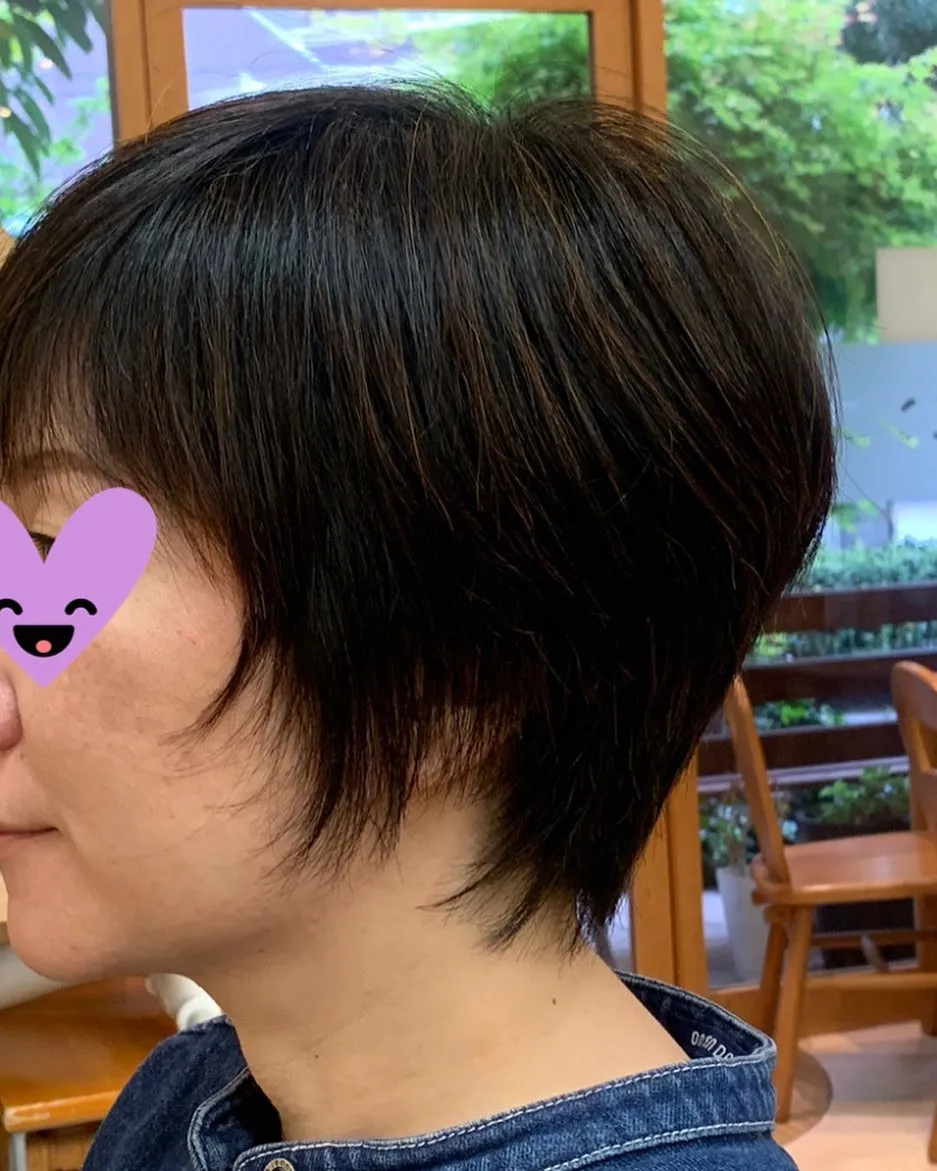 小学生ぶりのショート