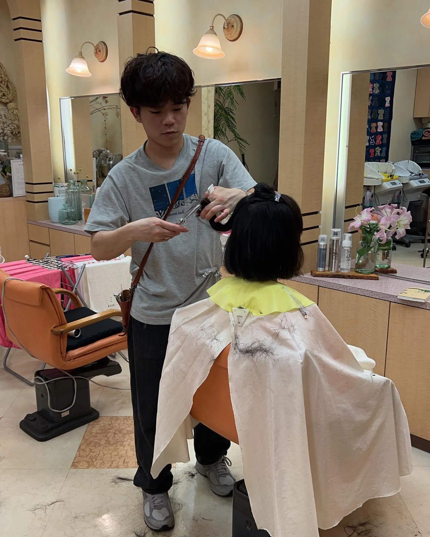 仕事終わりのカットモデル